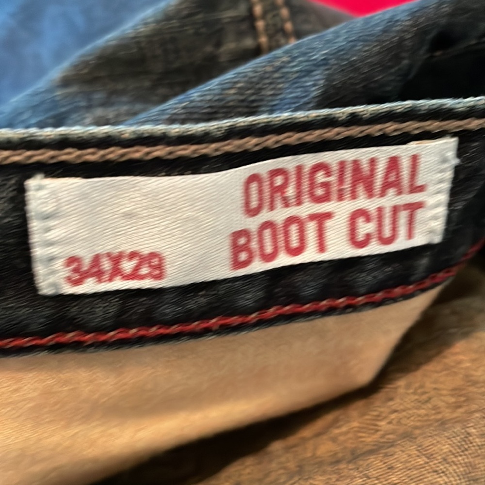 Mens Arizona original boot cut 34X 29 jeans. Like new - Picture 2 of 4